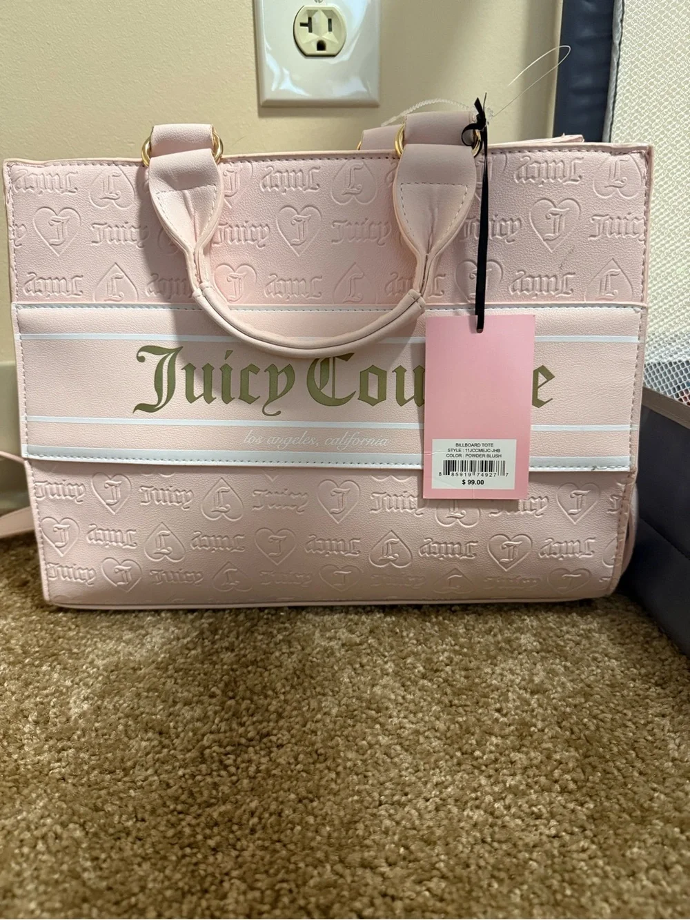 Juicy Couture Pink Tote Bag